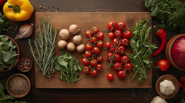 Ингредиенты на столе